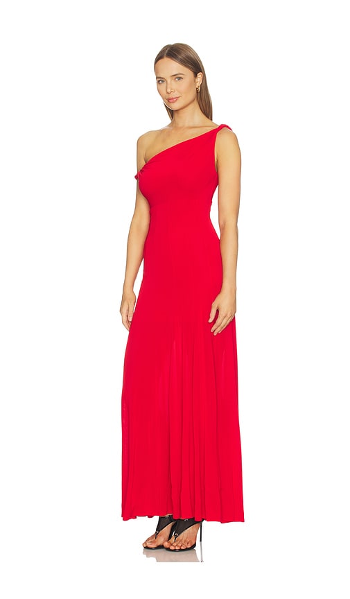  Alice + Olivia Kleid Noelia In Red. Größe 0. Also In 2, 4, 6, 10, 12. 