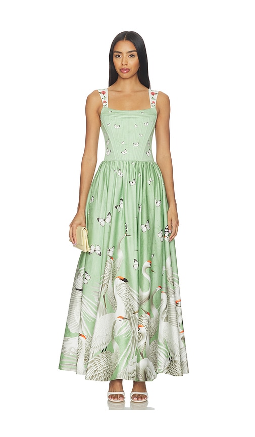 Alice + Olivia Alice + Olivia Guinevere Bustier Maxi Dress