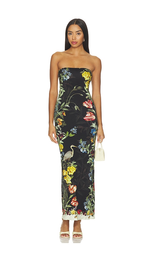 Delora Strapless Midi Dress