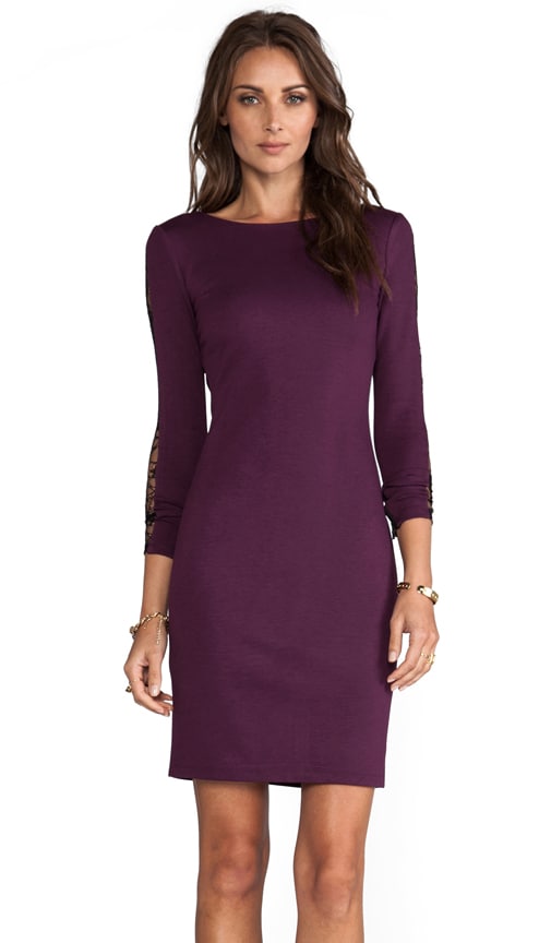 Dionne Strong Shoulder Diamond Back Dress