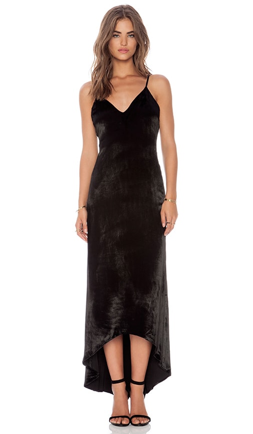 alice and olivia velvet dress