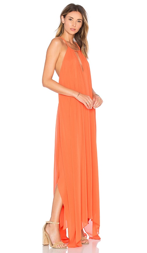 Alice + Olivia Jaelyn Dress in Tangerine | REVOLVE