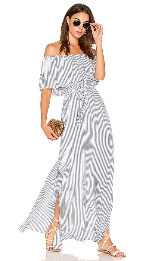 Alice + Olivia Grazi Dress in Blue & White | REVOLVE