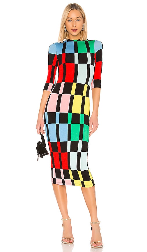 Alice and olivia mock neck dress sale