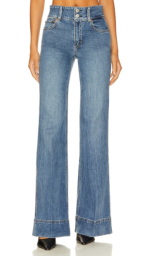 ALICE AND OLIVIA MISSA HIGH RISE WIDE LEG JEAN