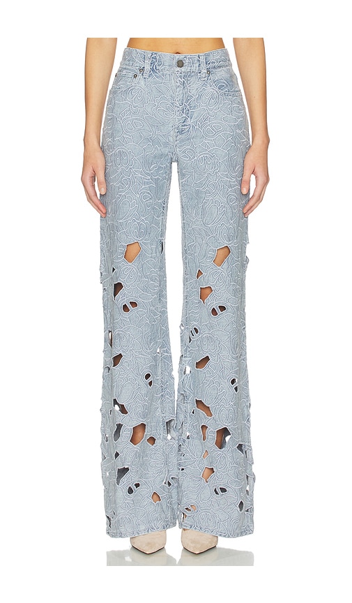 Alice + Olivia Alice + Olivia Chic Eyelet Jean