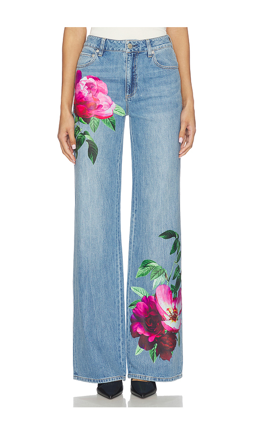 Alice And Olivia Chic Full Length Jean In Blue