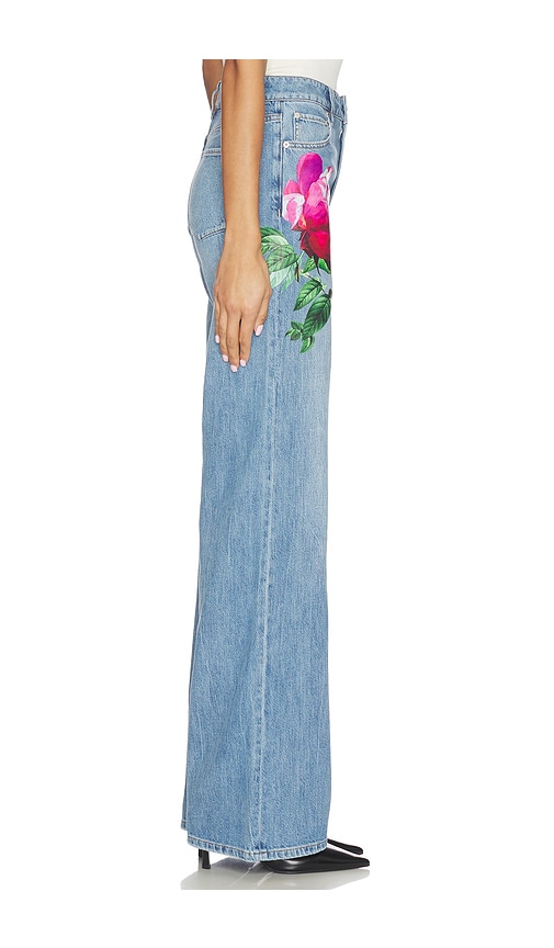 Alice And Olivia Chic Full Length Jean In Blue