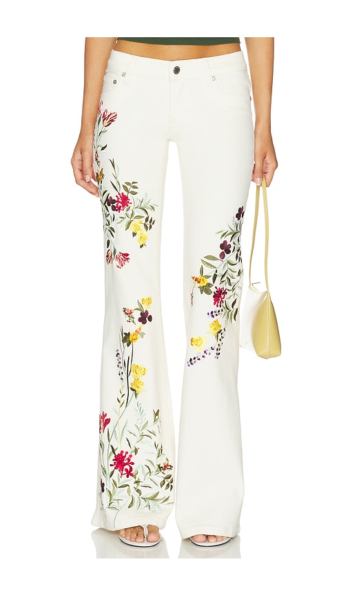 Chic Embroided Jean