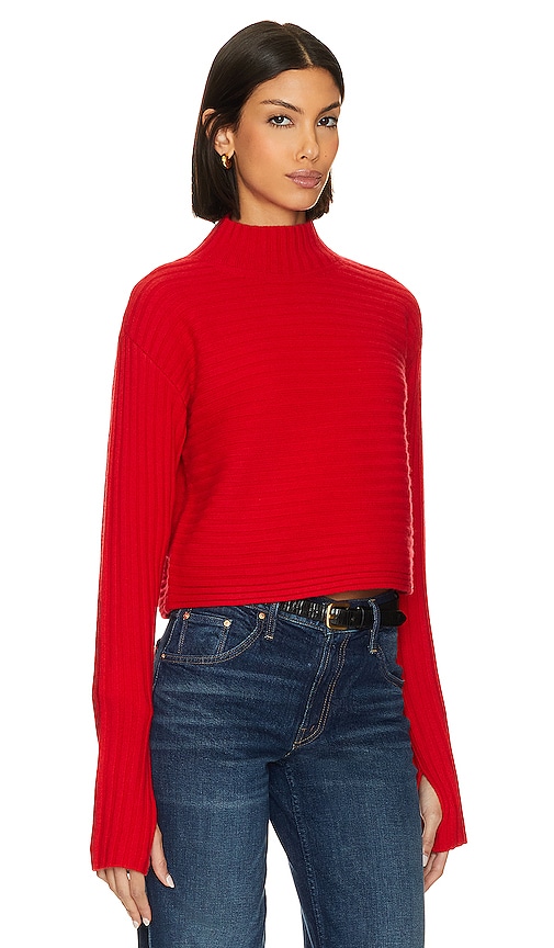 Shop Alice And Olivia Tavil Pullover In Red