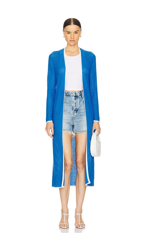 Alice And Olivia Duster Orem In Blue