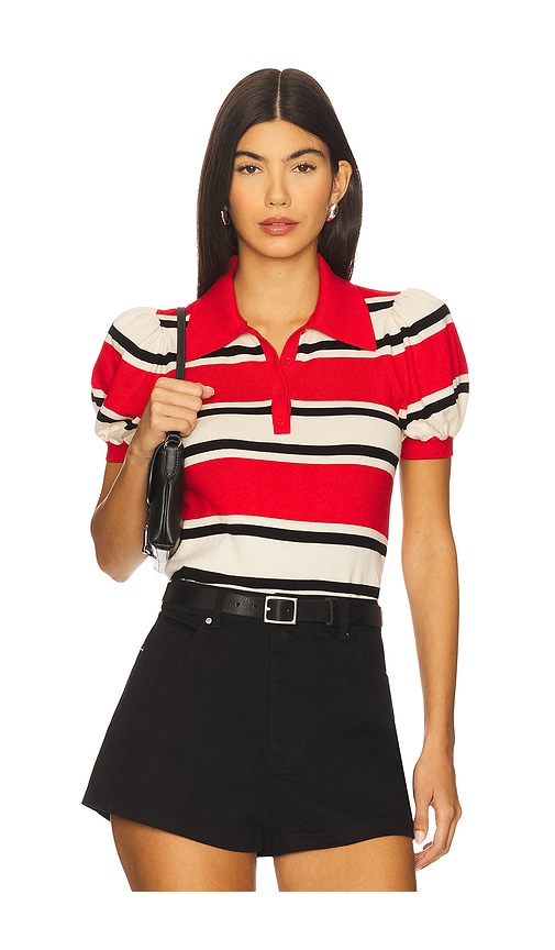 Alice + Olivia Alice + Olivia Ramona Striped Pullover