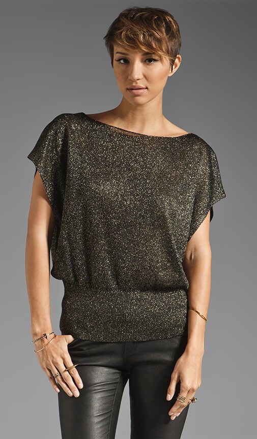 Celie Metallic Sparkly Pullover