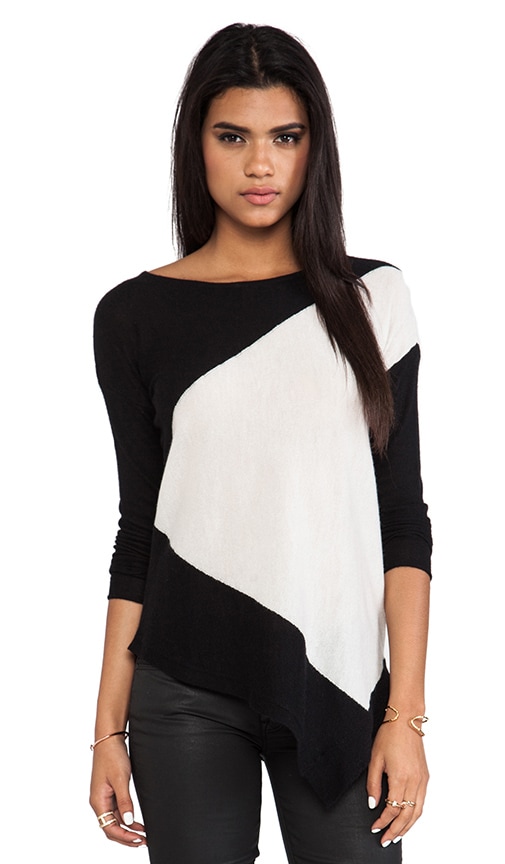 Stewart Color Blocked Boxy Bias Pullover