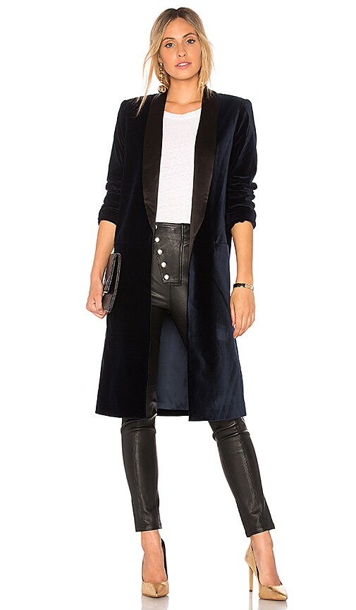 alice and olivia velvet jacket