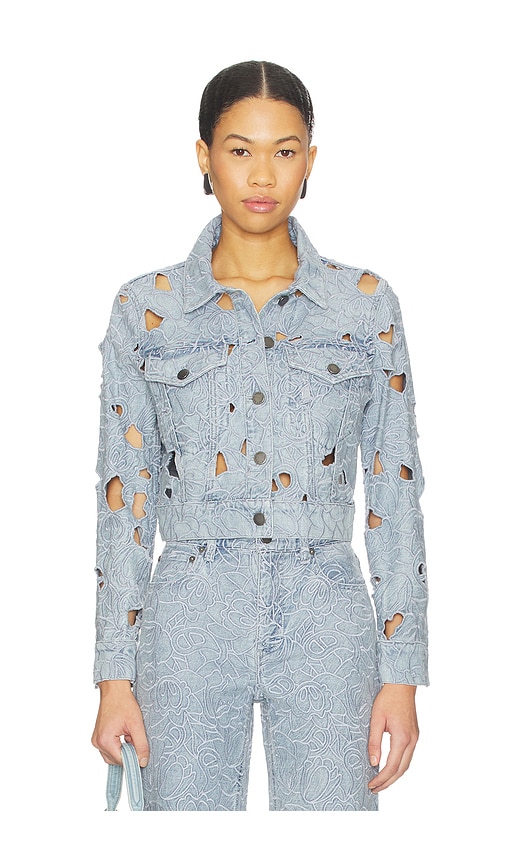 Alice + Olivia Alice + Olivia Chloe Denim Jacket