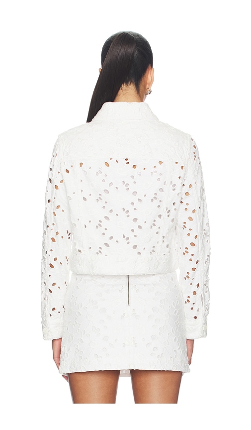 Alice + Olivia Alice + Olivia Chloe Boxy Cropped Jacket | Thumbnail 4