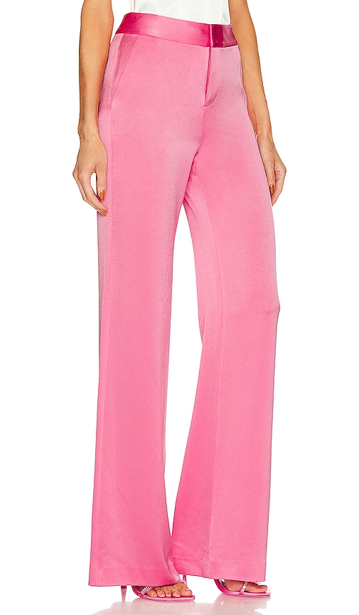 Shop Alice And Olivia Deanna Pant In Primrose