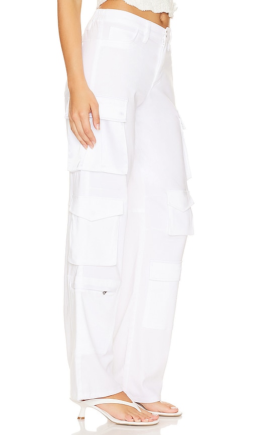 Shop Alice And Olivia Luis 5 Pocket Cargo Pant In White