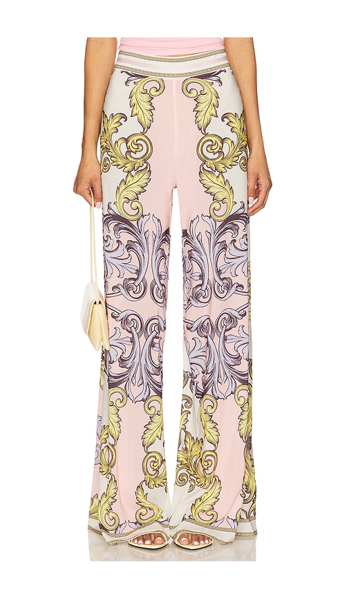 Athena Pant in Pink. - size 0 (also in 10, 12, 2, 4, 6, 8) - Alice + Olivia - Modalova