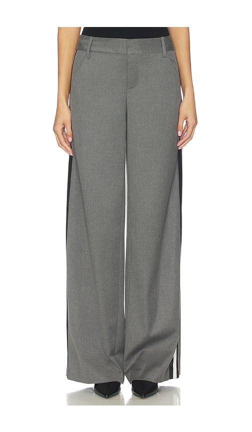 Alice And Olivia Stu Ultra Baggy Pant In Black