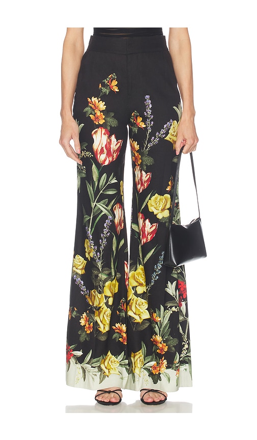 Alice Olivia PANTALON DYLAN en Black Taille 0 Also en 2 4 6 10 485 €