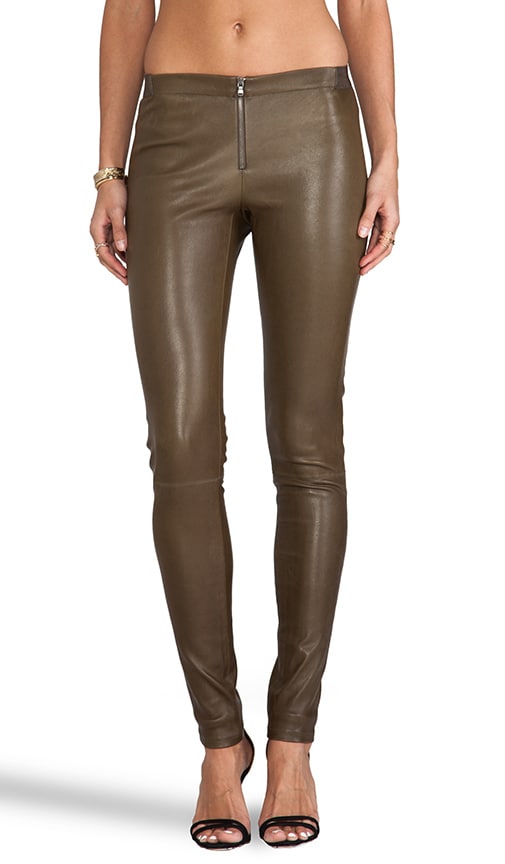 alice and olivia leather pants