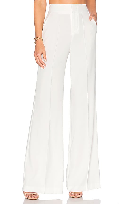 alice and olivia white jeans