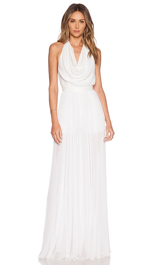 alice and olivia pleated jumpsuit