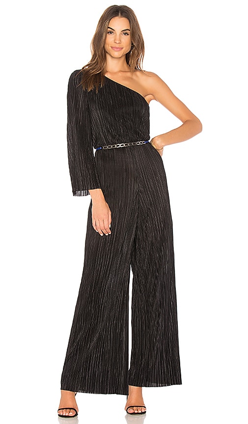 alice and olivia black jumpsuit