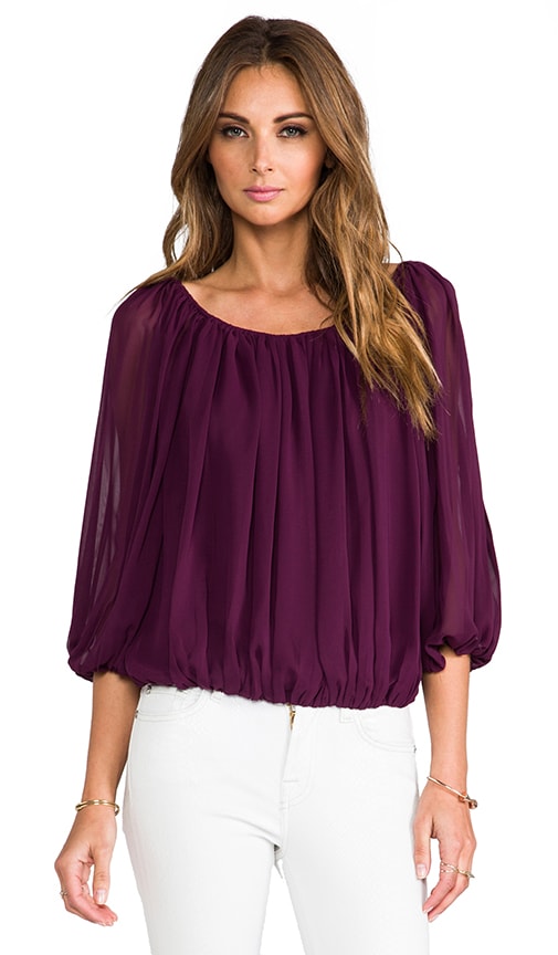 Braiden Boxy Gathered Top