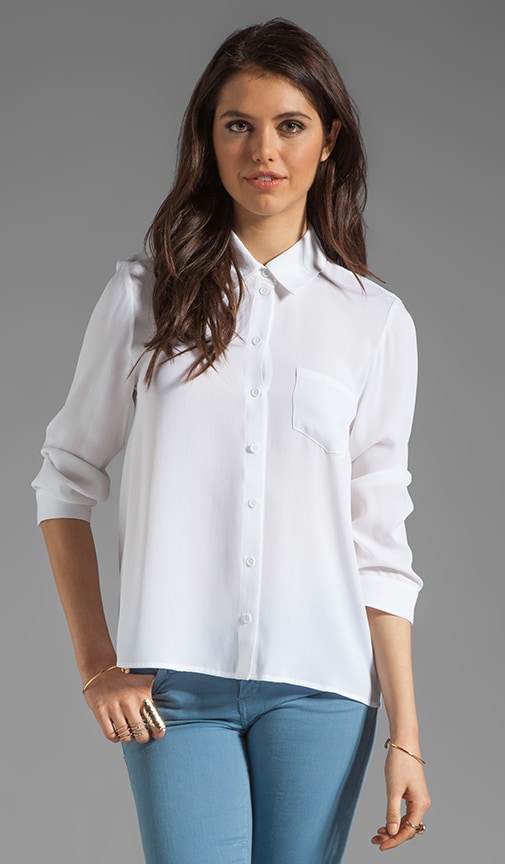 Desma Button Down Swing Blouse