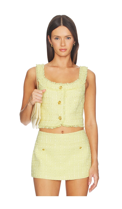 Shila Scoop Neck Button Down Corset Top