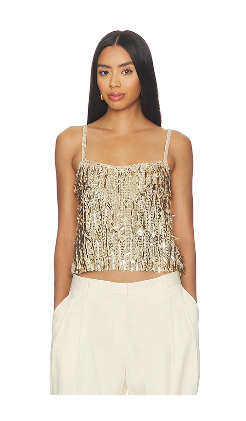 Nicolette Allover Sequin Tank