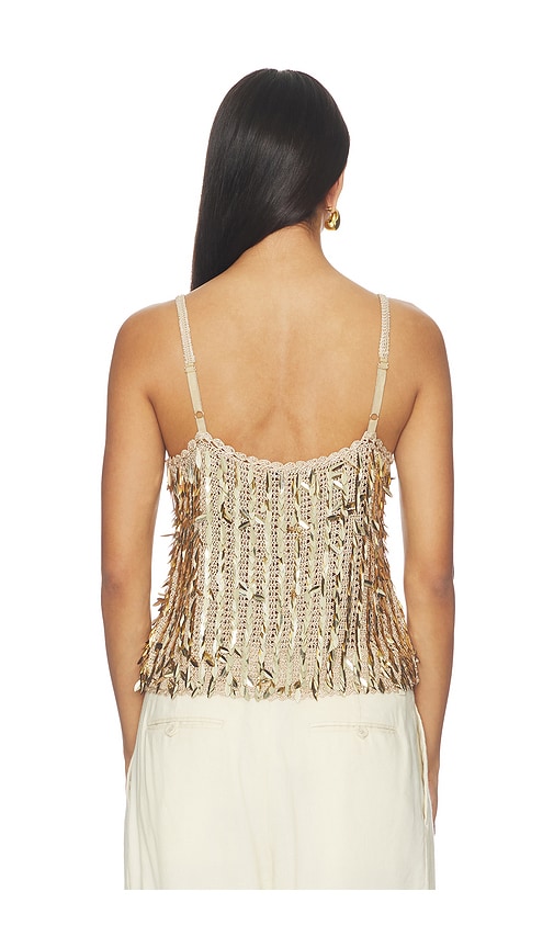Alice + Olivia Alice + Olivia Nicolette Allover Sequin Tank | Thumbnail 3