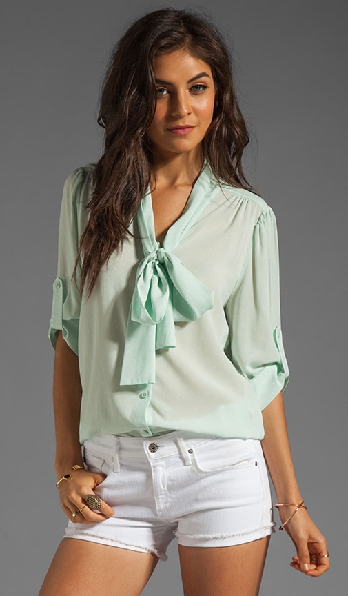 Arie Tied Collar Blouse