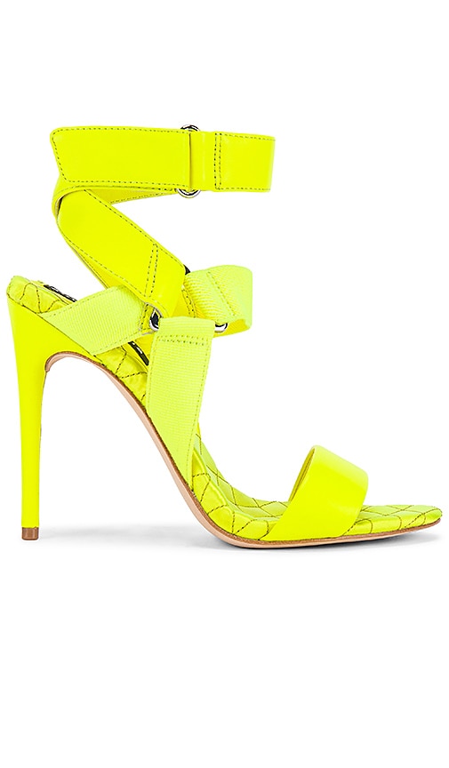 neon yellow heels