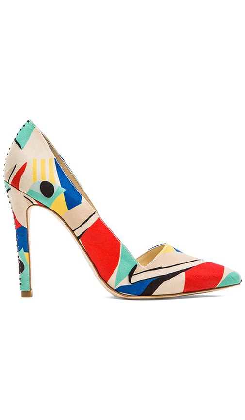 color block heels
