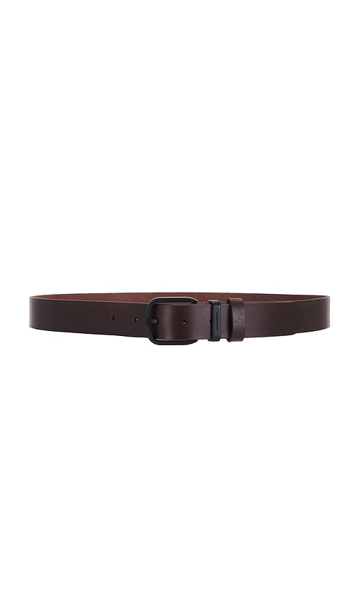 ALLSAINTS 32MM BELT WITH METAL LOGO KEEPER 