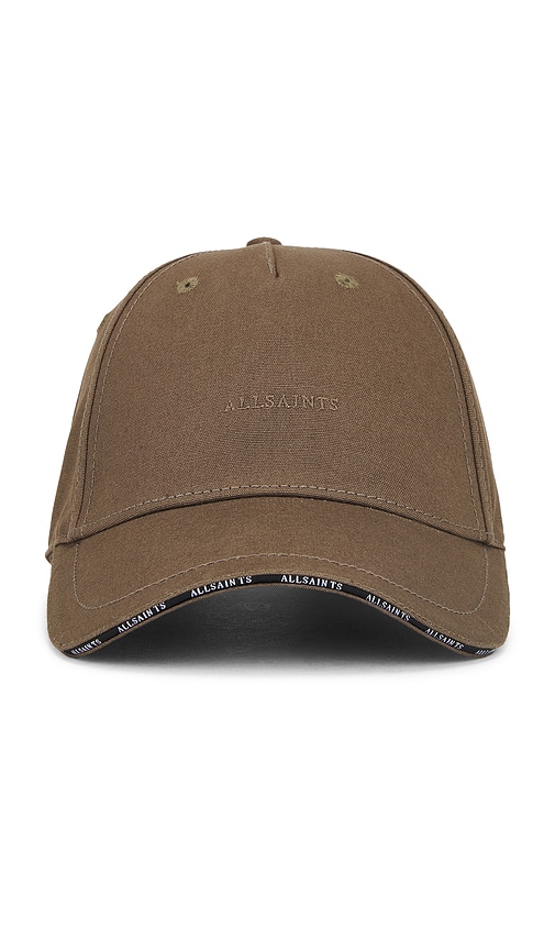Allsaints Sandwich Brim Logo Baseball Cap