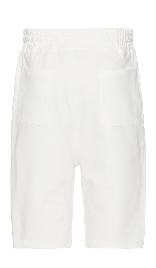 Shop Allsaints Underground Sweat Short In White