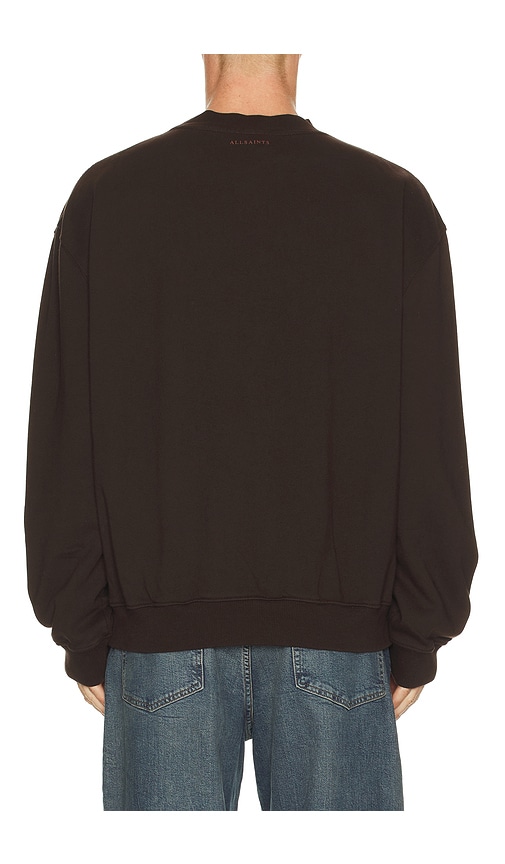 Allsaints Icon Oversized Crew Neck Sweatshirt In Multi