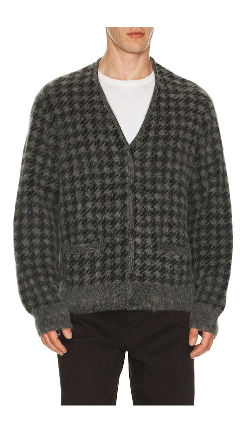 ALLSAINTS Zain Cardigan in Charcoal Grey