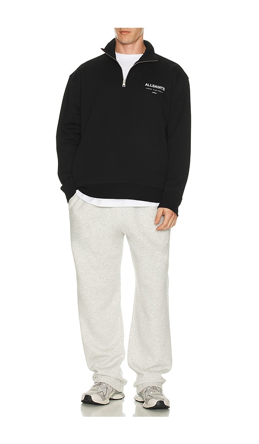  Allsaints Halb-rv-sweater Underground In Black. Größe M. Also In L. 