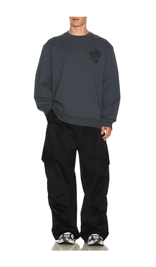  Allsaints Sweatshirt In Blue. Größe S. Also In M, L, Xl/1x. 