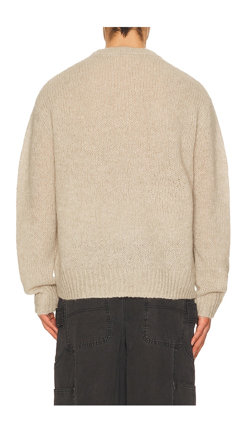 Allsaints Broken-heart Sweater In Brown