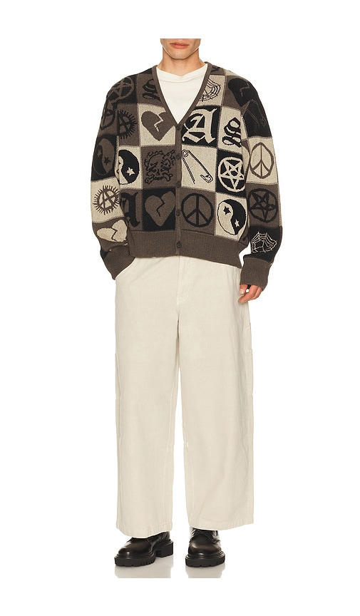  Allsaints Cardigan Travis In Brown. Größe S. Also In M, L, Xl/1x. 
