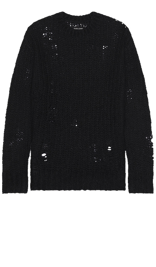 Depressie opladen venster ALLSAINTS Breaker Sweater in Black | REVOLVE