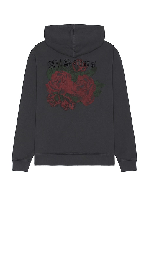 Shop Allsaints Melrose Oth Hoodie In 워싱 블랙