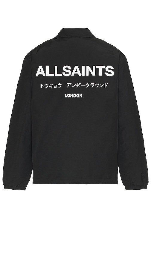 Allsaints Underground Coach Jacket In Black | ModeSens